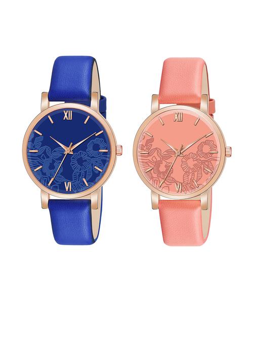 pack of 2 niyatinx women's analog watch - 19828565 - Very Small Image - 1