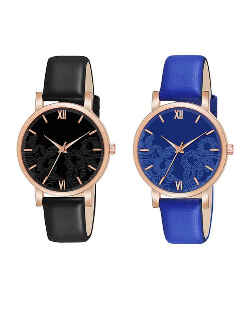 pack of 2 niyatinx women's analog watch - 19828587 - Very Small Image - 1