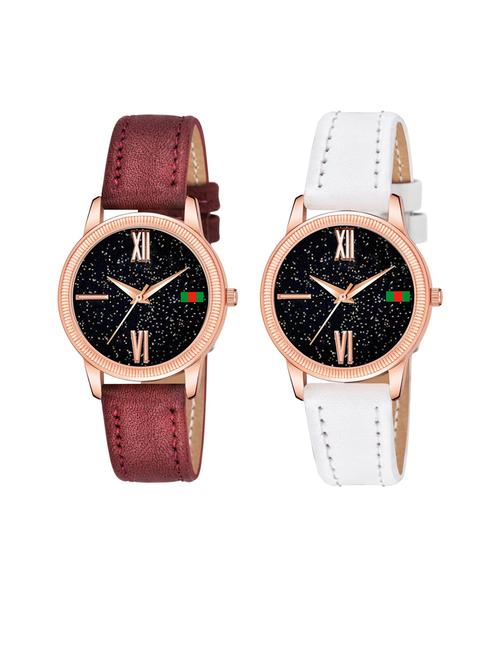 pack of 2 niyatinx women's analog watch - 19828668 - Very Small Image - 1