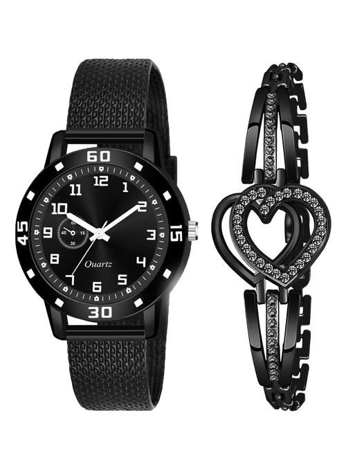 niyatinx analog watch & bracelet combo - 19828727 - Very Small Image - 1