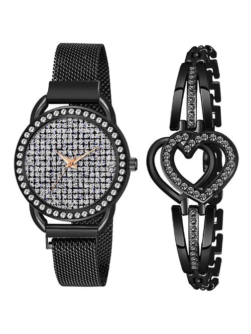 niyatinx women's analog watch combo - 19828756 - Very Small Image - 1