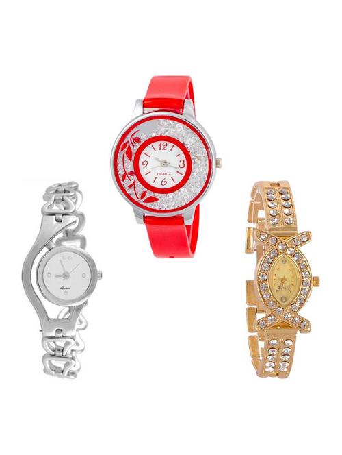 niyatinx women's analog watch combo - 19828838 - Very Small Image - 1