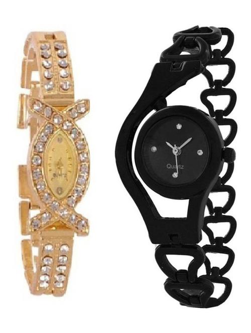 niyatinx women's analog watch combo - 19828841 - Very Small Image - 1