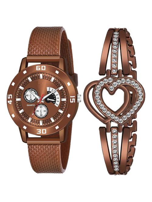 niyatinx women's analog watch combo - 19828844 - Very Small Image - 1