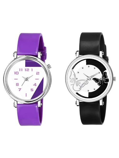 niyatinx women's analog watch combo - 19828932 - Very Small Image - 1