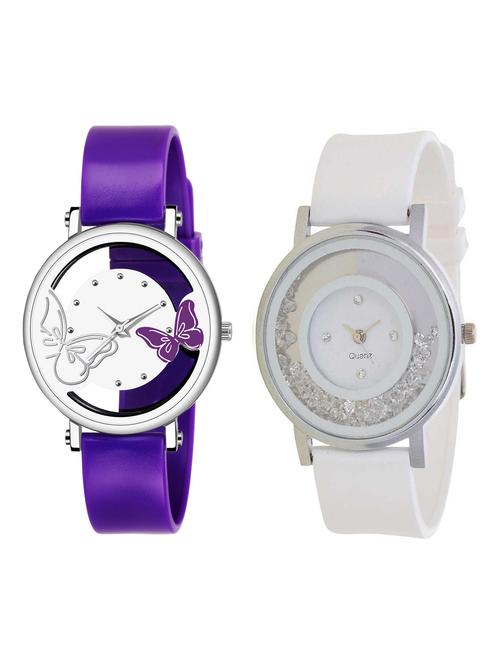 niyatinx women's analog watch combo - 19828976 - Very Small Image - 1