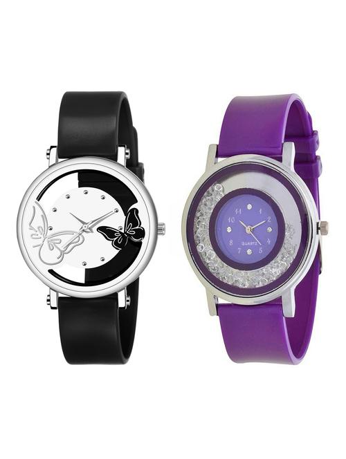 niyatinx women's analog watch combo - 19828985 - Very Small Image - 1