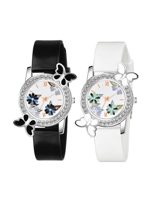 niyatinx women's analog watch combo - 19829103 - Very Small Image - 1