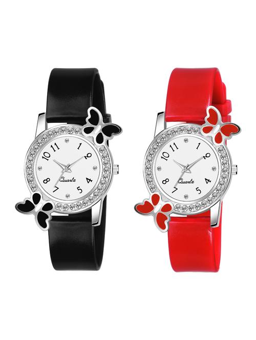 niyatinx women's analog watch combo - 19829112 - Very Small Image - 1