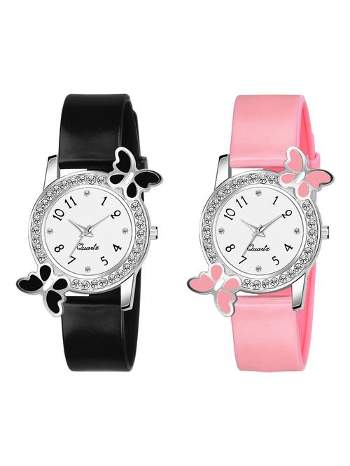 niyatinx women's analog watch combo - 19829114 - Very Small Image - 1