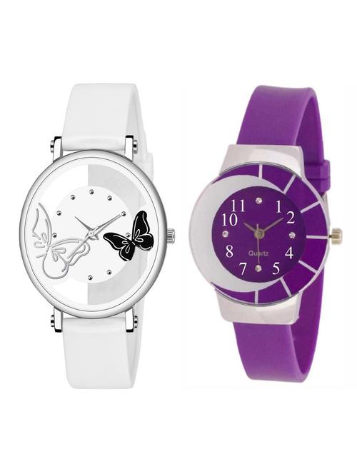 niyatinx women's analog watch combo - 19829125 - Very Small Image - 1