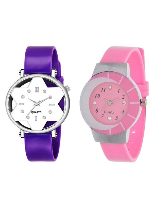 niyatinx women's analog watch combo - 19829132 - Very Small Image - 1