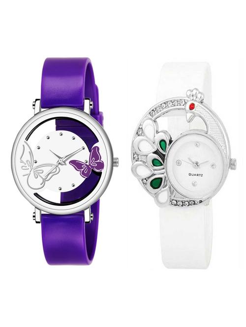 niyatinx women's analog watch combo - 19829141 - Very Small Image - 1