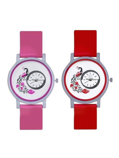 niyatinx women's analog watch combo - 19829164 - Very Small Image - 1