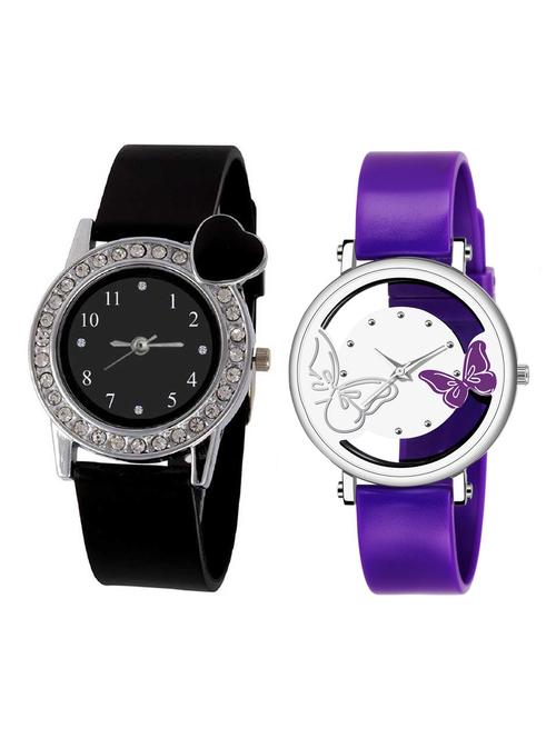 niyatinx women's analog watch combo - 19829243 - Very Small Image - 1