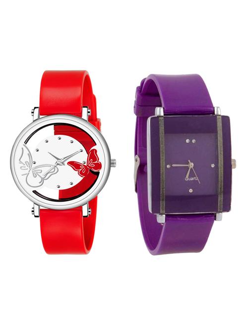 niyatinx women's analog watch combo - 19829274 - Very Small Image - 1