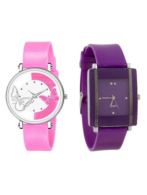niyatinx women's analog watch combo - 19829276 - Very Small Image - 1