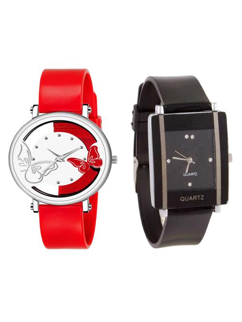 niyatinx women's analog watch combo - 19829300 - Very Small Image - 1