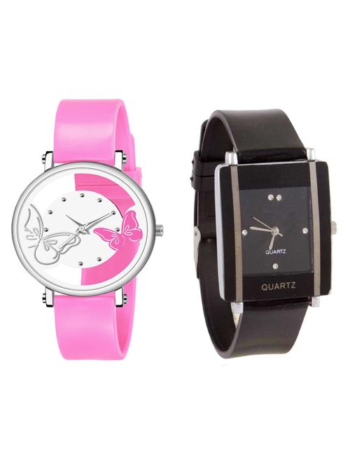 niyatinx women's analog watch combo - 19829302 - Very Small Image - 1