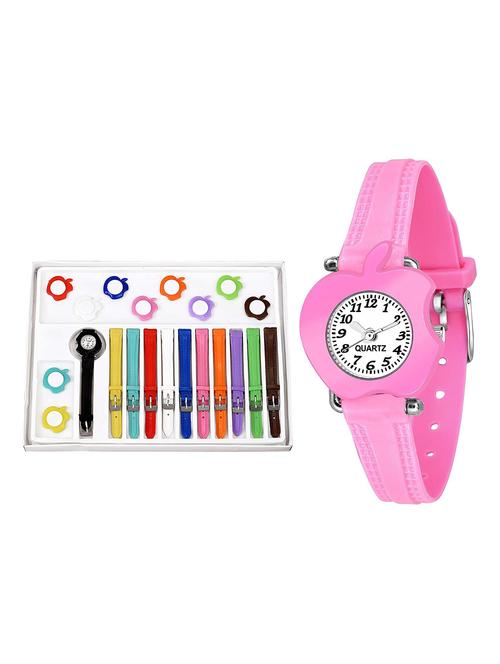 niyatinx women's analog watch with multiple straps - 19829351 - Very Small Image - 1