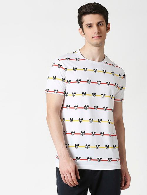 round neck printed t-shirt - 19829391 - Very Small Image - 1