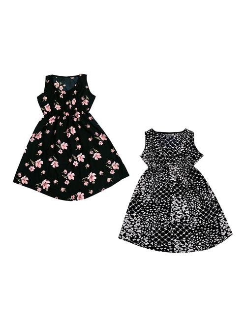 girls round neck sleeveless frock - 19829477 - Very Small Image - 1