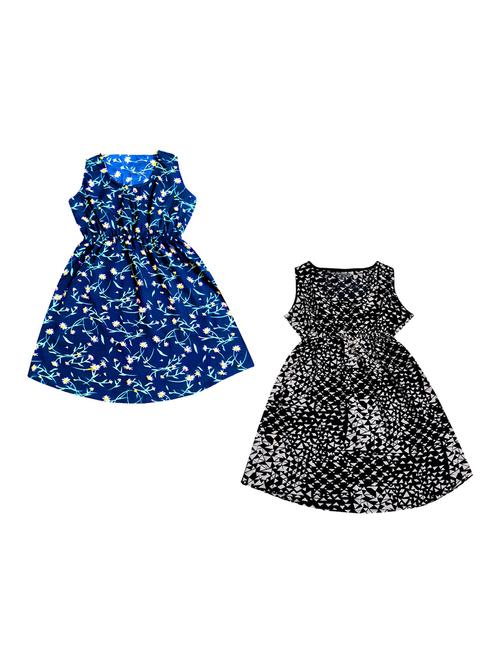 girls round neck sleeveless frock - 19829562 - Very Small Image - 1