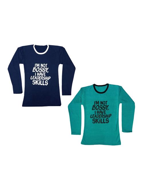girls pack of 2 regular tees - 19829810 - Very Small Image - 1