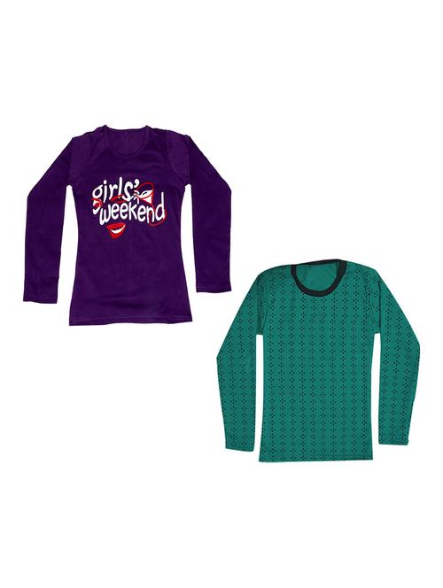 girls pack of 2 regular tees - 19829856 - Very Small Image - 1