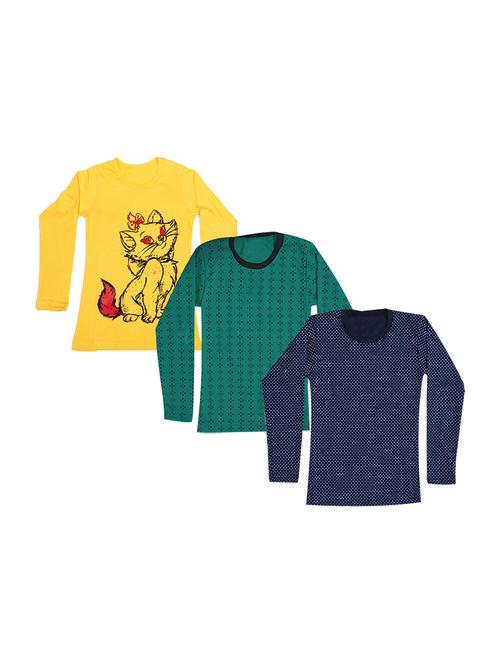 girls pack of 3 regular tees - 19829864 - Very Small Image - 1