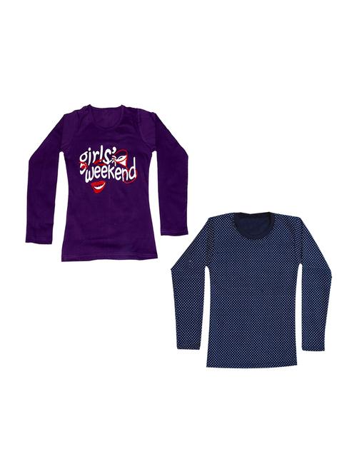 girls pack of 2 regular tees - 19829893 - Very Small Image - 1