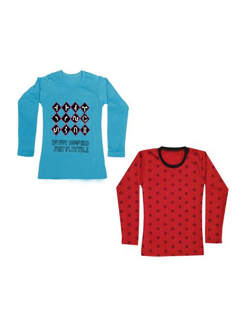 girls pack of 2 regular tees - 19829919 - Very Small Image - 1