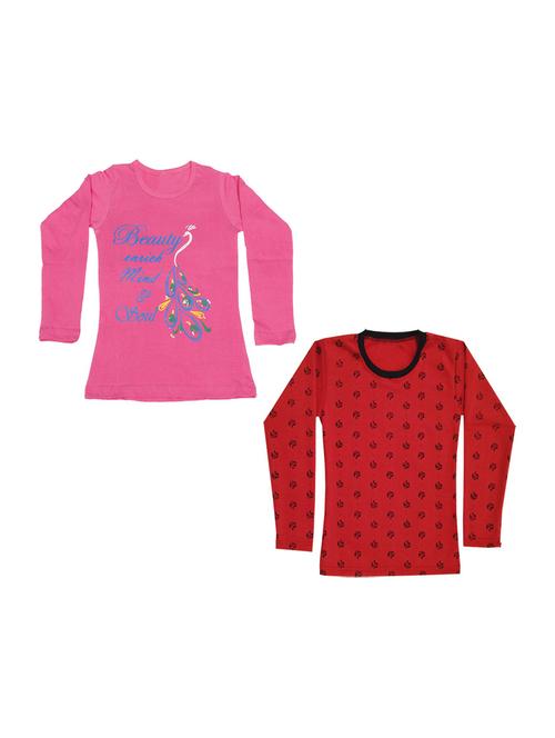 girls pack of 2 regular tees - 19829926 - Very Small Image - 1