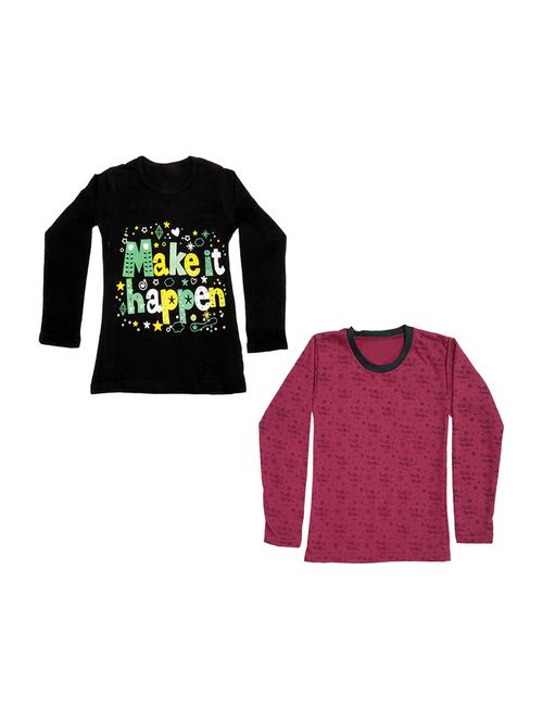 girls pack of 2 regular tees - 19829953 - Very Small Image - 1