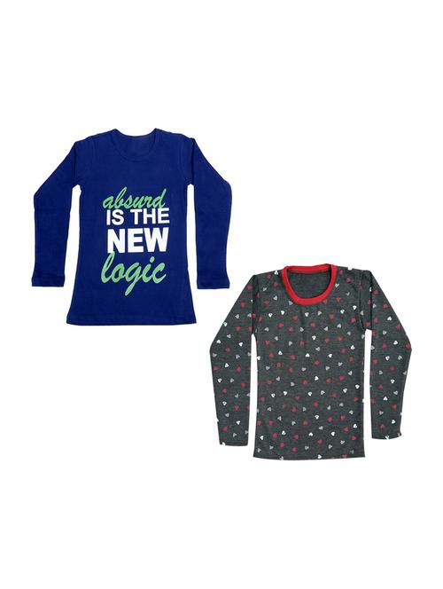 girls pack of 2 regular tees - 19829978 - Very Small Image - 1