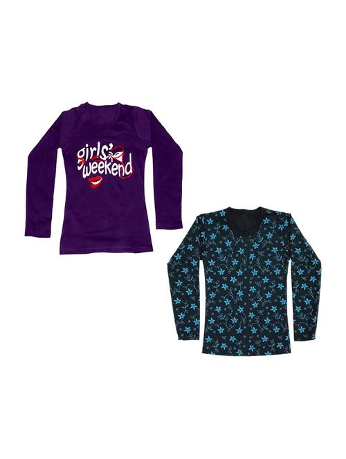 girls pack of 2 regular tees - 19830030 - Very Small Image - 1