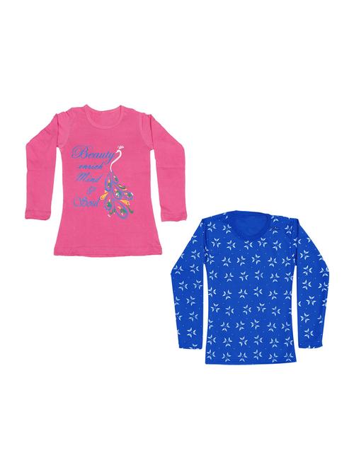 girls pack of 2 regular tees - 19830094 - Very Small Image - 1