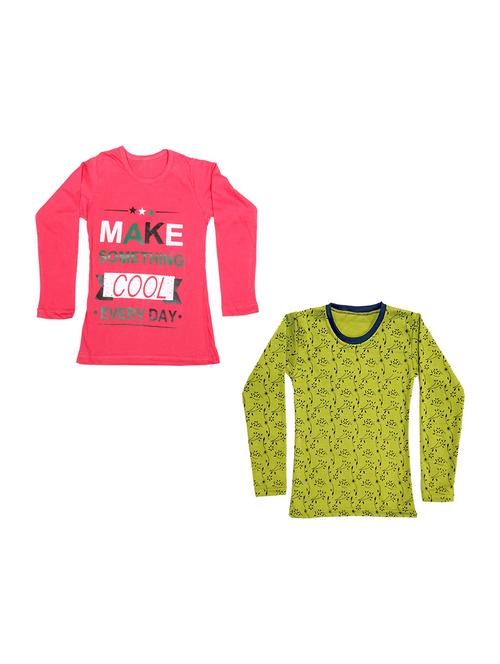 girls pack of 2 regular tees - 19830124 - Very Small Image - 1