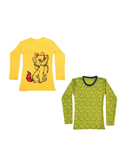 girls pack of 2 regular tees - 19830128 - Very Small Image - 1