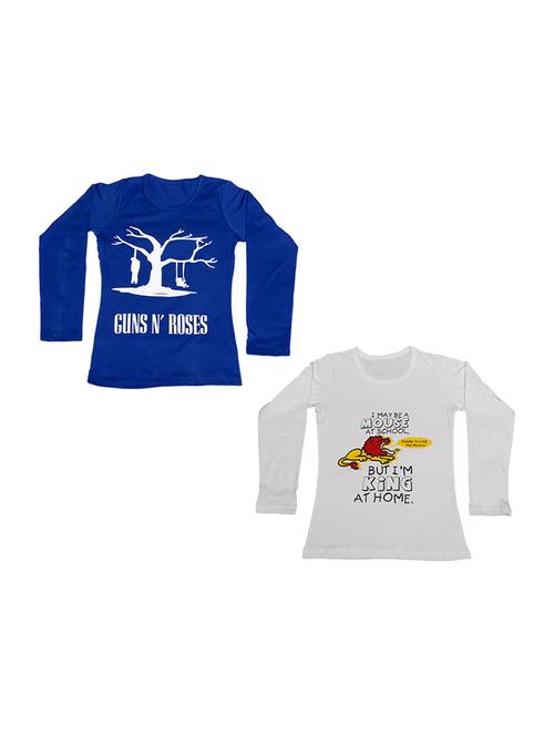girls pack of 2 regular tees - 19830327 - Very Small Image - 1