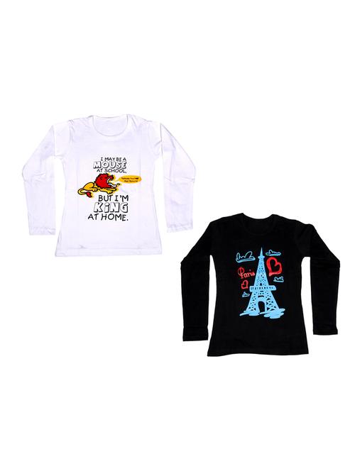 girls pack of 2 regular tees - 19830330 - Very Small Image - 1