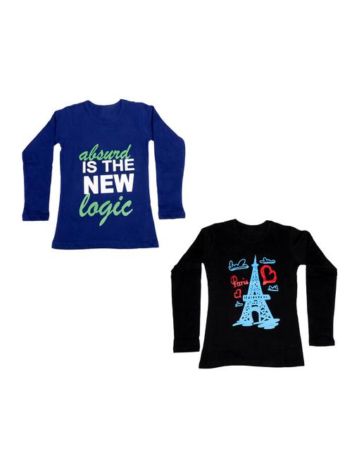 girls pack of 2 regular tees - 19830361 - Very Small Image - 1
