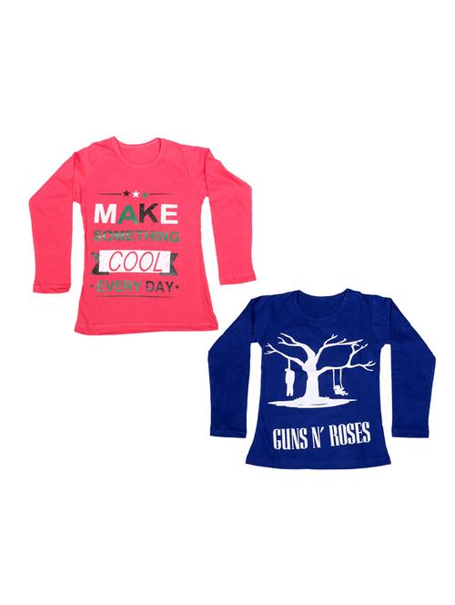 girls pack of 2 regular tees - 19830374 - Very Small Image - 1