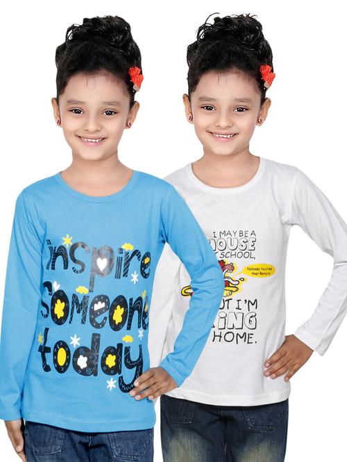 girls pack of 2 regular tee - 19830442 - Very Small Image - 1