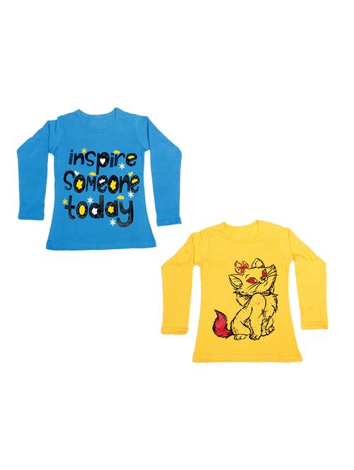girls pack of 2 regular tee - 19830581 - Very Small Image - 1