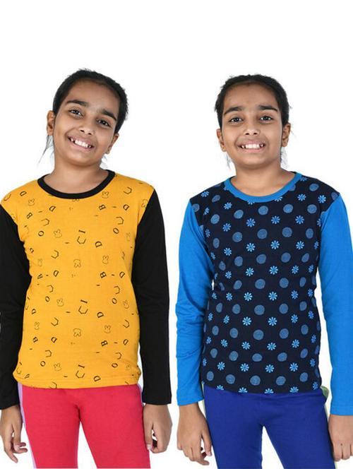 girls pack of 2 regular tee - 19830671 - Very Small Image - 1