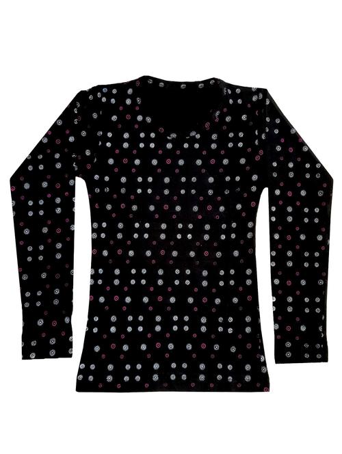 girls round neck printed tee - 19830764 - Very Small Image - 1