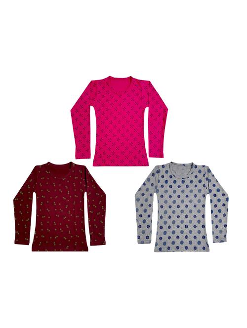 girls pack of 3 regular tee - 19830798 - Very Small Image - 1