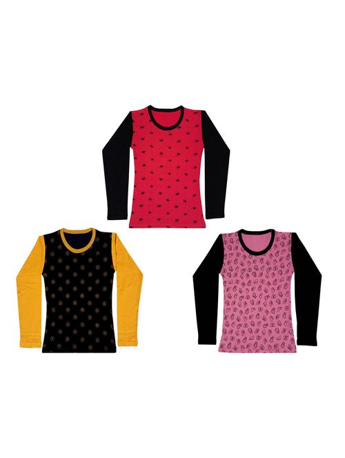 girls pack of 3 regular tee - 19830806 - Very Small Image - 1