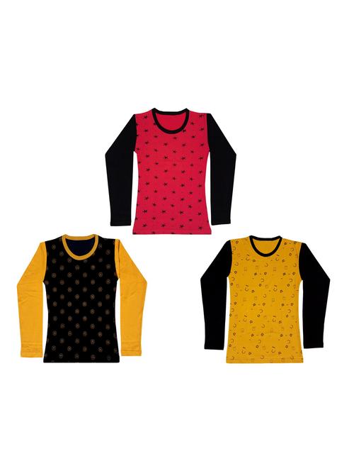 girls pack of 3 regular tee - 19830820 - Very Small Image - 1